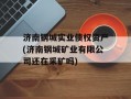 济南钢城实业债权资产(济南钢城矿业有限公司还在采矿吗)