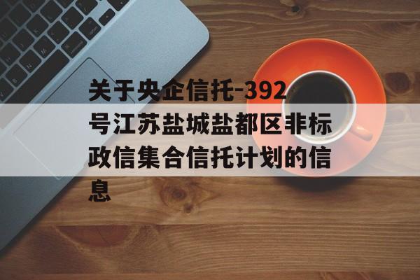 关于央企信托-392号江苏盐城盐都区非标政信集合信托计划的信息