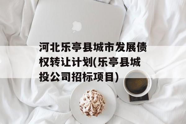 河北乐亭县城市发展债权转让计划(乐亭县城投公司招标项目)