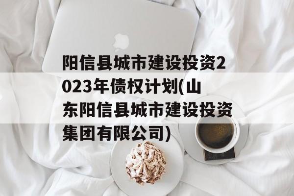 阳信县城市建设投资2023年债权计划(山东阳信县城市建设投资集团有限公司)